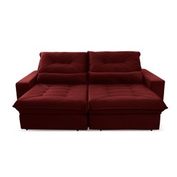 Sofá Retrátil Reclinável Sevilha 300cm Suede Velut com Molas Ensacadas - King House - 4