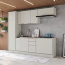 Ver imagem 1 de Cozinha Completa Fineze 10 Portas 2 Gavetas 100% MDF Areia Hp - Henn