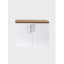 Ver imagem 4 de Gabinete para Banheiro 80cm MDF Freijo com Branco Paris - On Móveis