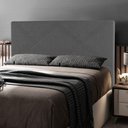 Ver imagem 5 de Cabeceira Cama Box Casal Queen Size 160cm Veludo Cinza