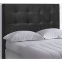 Ver imagem 2 de Cabeceira Casal Cama Box 140x129 cm Helen Suede Preto Sbl