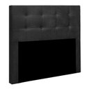 Ver imagem 1 de Cabeceira Casal Cama Box 140x129 cm Helen Suede Preto Sbl