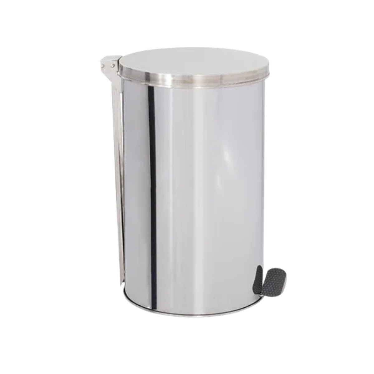 Lixeira em Aço Inox 40l Pedal Redonda