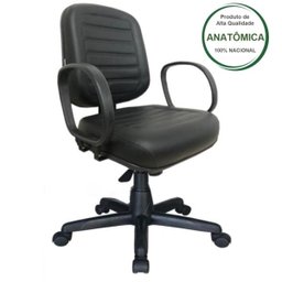 Cadeira Diretor Costurado Giratória - Braços Corsa - 30210 - 1