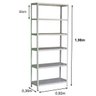 Estante de Aço com 06 Bandejas 30 cm (# 26/20) - 4