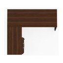 Ver imagem 4 de Mesa Escritório em L com Gaveteiro 1,70 x 1,60m - Workstart - Marsala/Preto - 23481