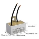 Ver imagem 2 de Capacitor 2 Fios Quadrado 1,5 Uf X 250/300/400v Chapa Trio