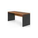 Ver mais imagens de Mesa Escritório 1,20x0,60m sem Gavetas Workstart Nogal Sevilha/Preto 21469