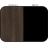 Mesa Escritório 1,50x0,60M - sem Gavetas - Workstart - Marsala/Preto - 23472 - 5
