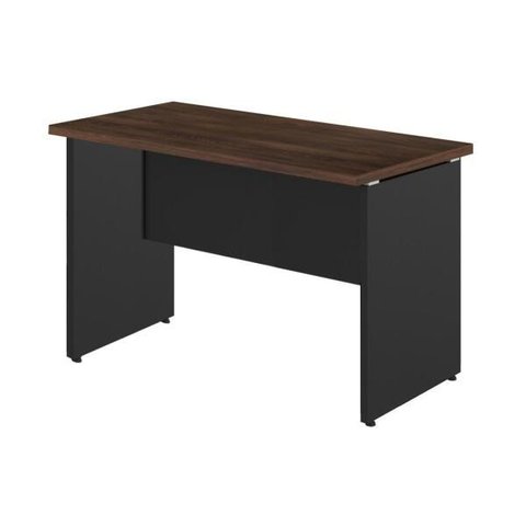Mesa Escritório 1,50x0,60M - sem Gavetas - Workstart - Marsala/Preto - 23472