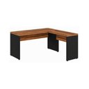 Ver imagem 7 de Mesa em L (Mesa 1,50m + Mesa Auxiliar) sem Gavetas Workstart Nogal Sevilha/Preto 21476