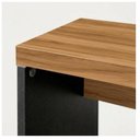 Ver imagem 5 de Mesa em L (Mesa 1,50m + Mesa Auxiliar) sem Gavetas Workstart Nogal Sevilha/Preto 21476