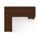 Ver imagem 5 de Mesa em L (Mesa 1,70m + Mesa Auxiliar) - com 2 Gavetas - Workstart - Marsala/Preto - 23479