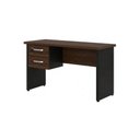 Ver imagem 2 de Mesa Escritório 1,20x0,60m - com 2 Gavetas - Workstart - Marsala/Preto - 23471