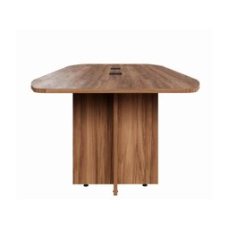 Mesa de Reunião Diretoria - 3,20x1,20m - Workstart - Nogal Sevilha/preto - 22017 - 4