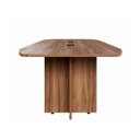Ver imagem 4 de Mesa de Reunião Diretoria - 3,20x1,20m - Workstart - Nogal Sevilha/preto - 22017