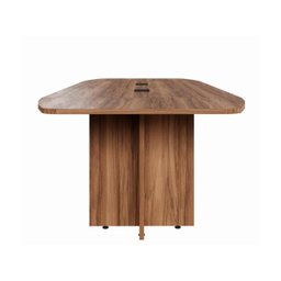 Mesa de Reunião Diretoria - 3,20x1,20m - Workstart - Nogal Sevilha/preto - 22017 - 4 Mesa de Reunião Diretoria - 3,20x1,20m - Workstart - Nogal Sevilha/preto - 22017 - 4