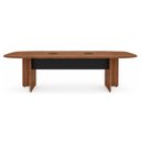 Ver imagem 5 de Mesa de Reunião Diretoria - 3,20x1,20m - Nogal Sevilha/Preto - 22017