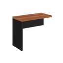 Ver imagem 1 de Mesa Auxiliar Simples 0,90m Workstart Nogal Sevilha / Preto 21419