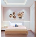 Ver imagem 2 de Cabeceira Queen Charlotti Dupla Tacha Corino Branco 160x65