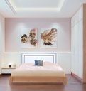 Ver imagem 2 de Cabeceira Queen Charlotti Dupla Tacha Corino Branco 160x65