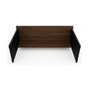Ver imagem 2 de Mesa Escritório 1,70x0,60m - sem Gavetas - Workstart - Marsala/Preto - 23474