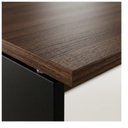 Ver mais imagens de Mesa Escritório 1,70x0,60m - sem Gavetas - Workstart - Marsala/Preto - 23474