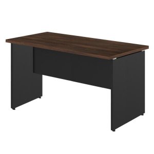 Mesa Escritório 1,70x0,60m - sem Gavetas - Workstart - Marsala/Preto - 23474