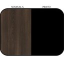 Ver imagem 4 de Gaveteiro Volante 3 Gavetas - 0,67x0,46x0,40M - Workstart - Marsala/Preto - 51012