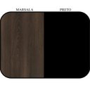 Ver imagem 4 de Gaveteiro Volante 3 Gavetas - 0,67x0,46x0,40m - Workstart - Marsala/Preto - 51012