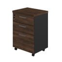 Ver imagem 3 de Gaveteiro Volante 3 Gavetas - 0,67x0,46x0,40M - Workstart - Marsala/Preto - 51012