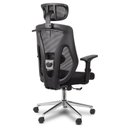 Ver imagem 3 de Cadeira Presidente Tela Mk-4010 - Makkon - Cor Preto - 30029