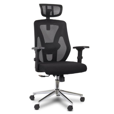 Cadeira Presidente Tela Mk-4010 - Makkon - Cor Preto - 30029