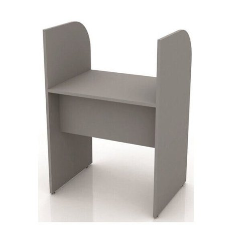 Baia Inicial para Atendimento 1,20x0,80x0,60M - Maranelo - Cinza/Cinza - 24010