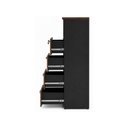 Ver imagem 7 de Arquivo 4 Gavetas Pasta Suspensa - 1,60x0,46x0,45m - Workstart - Marsala / Preto - 51013