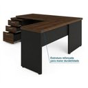 Ver imagem 4 de Mesa para Escritório em L Executiva 192cm com 3 Gavetas