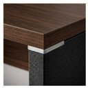 Ver imagem 5 de Mesa Pedestal Reta com Vidro - 1,92x0,70m - Workstart - Marsala/Preto - 23500
