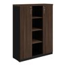 Armário Alto Credenza com Nicho - 1,60x1,20x0,45m - WORKSTART - MARSALA/PRETO - 51018 - 1