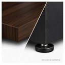Ver imagem 2 de Mesa para Escritório em L de Vidro Fumê Workyaris Marsala/Preto