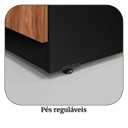 Ver imagem 5 de Gaveteiro Volante 3 Gavetas - 0,68x0,46x0,40m - Workstart - Nogal Sevilha/preto - 21409