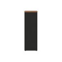 Ver imagem 2 de Armário Torre Aberta - Workstart - Nogal Sevilha / Preto 21432