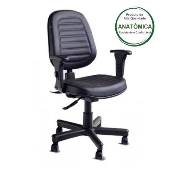 Cadeira Diretorzinha Back System Costurado - Cor Preto - 32996 - 3