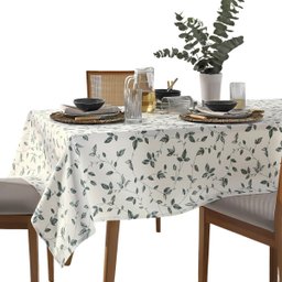 Toalha de Mesa - Clean - Botânica - Retangular - 6 Lugares - Dohler - 1