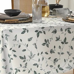 Toalha de Mesa - Clean - Botânica - Retangular - 6 Lugares - Dohler - 4