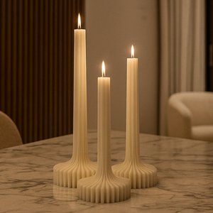 Vela Decorativa de Mesa Castiçal Elegance