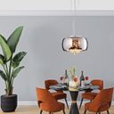 Ver imagem 2 de Kit 3 Lustres Pendente 28cm 40w Cristal K9 com Lâmpada G9