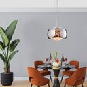 Ver imagem 2 de Kit 3 Lustres Pendente 28cm 40w Cristal K9 com Lâmpada G9
