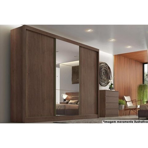 Guarda Roupa 3 Portas 1ESP 6g Natus N. Horizonte Cumar