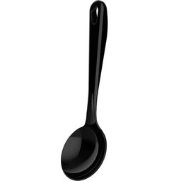 12 Conchas Pretas Nylon 32cm Cozinha Servir Sopas Molhos Feijão Kitch - 3 12 Conchas Pretas Nylon 32cm Cozinha Servir Sopas Molhos Feijão Kitch - 3
