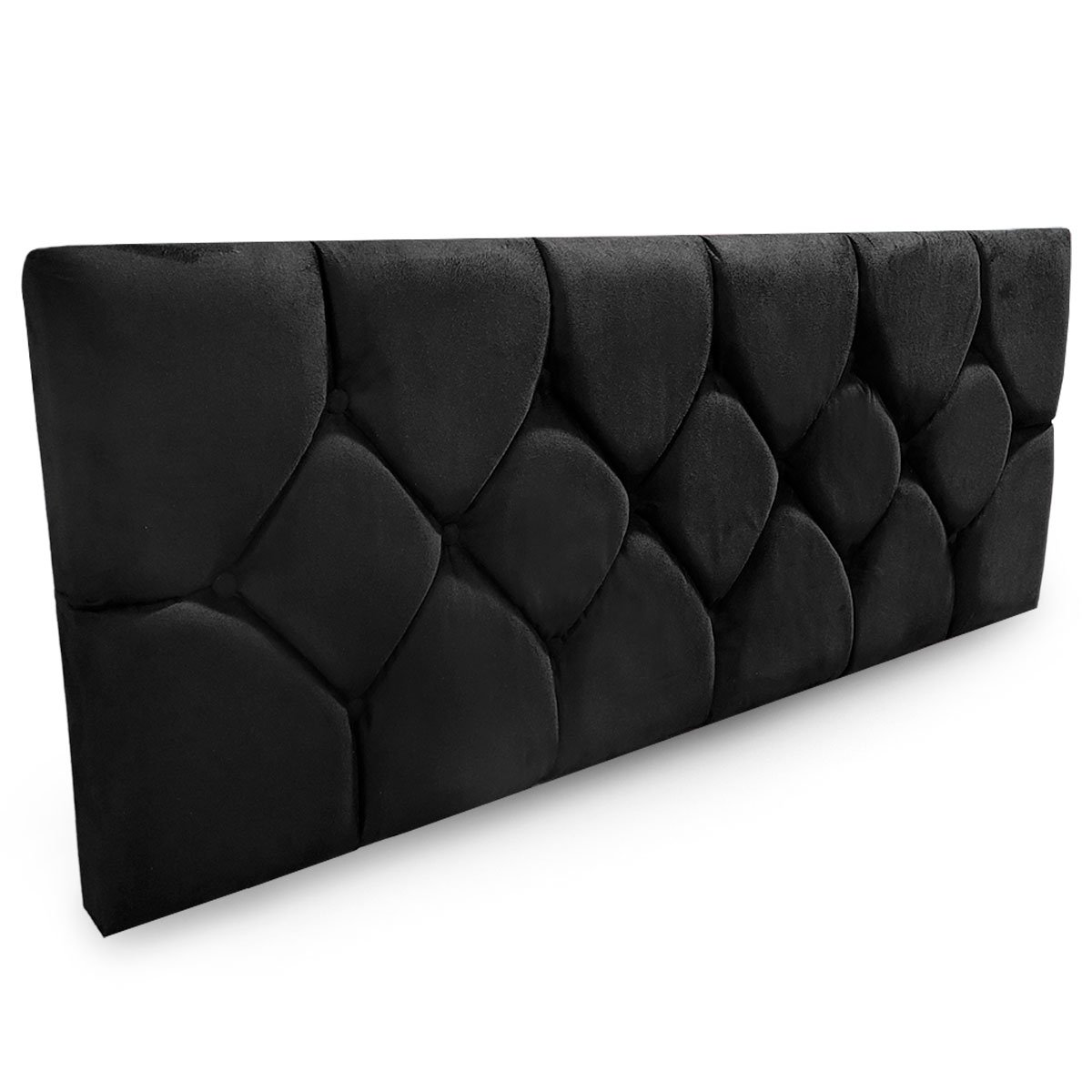 Cabeceira Painel de Camas Box Casal Estofada Kasi Preto é boa?